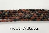CAA5446 15.5 inches 8*12mm rice agate gemstone beads