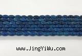 CAA5447 15.5 inches 8*12mm rice agate gemstone beads