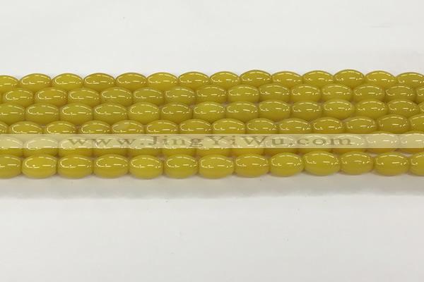 CAA5448 15.5 inches 8*12mm rice agate gemstone beads