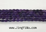 CAA5455 15.5 inches 8*12mm rice agate gemstone beads