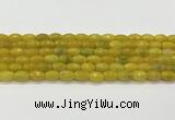 CAA5468 15.5 inches 8*12mm faceted rice agate beads