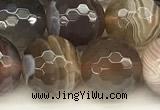 CAA5792 15 inches 10mm faceted round botswana agate beads