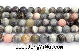 CAA6133 15 inches 10mm round Botswana agate beads wholesale
