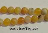 CAA88 15.5 inches 8mm round botswana agate gemstone beads