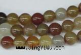 CAA891 15.5 inches 8mm round agate gemstone beads wholesale