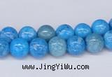 CAB221 15.5 inches 8mm round blue crazy lace agate beads
