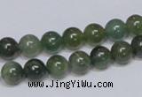CAB384 15.5 inches 8mm round moss agate gemstone beads wholesale