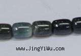 CAB392 15.5 inches 10*12mm column moss agate gemstone beads wholesale