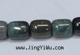 CAB393 15.5 inches 12*14mm column moss agate gemstone beads wholesale