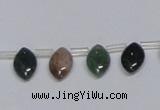 CAB412 15.5 inches 8*12mm horse eye moss agate gemstone beads
