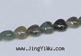 CAB452 15.5 inches 8*8mm heart indian agate gemstone beads