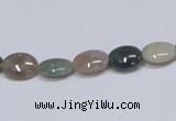 CAB456 15.5 inches 8*10mm oval indian agate gemstone beads wholesale