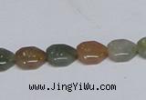 CAB467 15.5 inches 8*10mm freeform indian agate gemstone beads