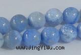 CAB647 15.5 inches 12mm round fire crackle agate beads wholesale