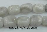 CAB903 15.5 inches 10*14mm nugget natural crazy agate beads wholesale