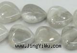 CAB919 15.5 inches 20*20mm heart natural crazy agate beads wholesale