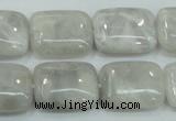 CAB922 15.5 inches 15*20mm rectangle natural crazy agate beads wholesale
