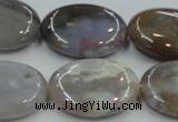 CAB960 15.5 inches 22*30mm oval ocean agate gemstone beads