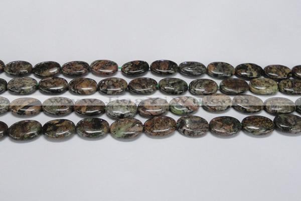 CAF126 15.5 inches 12*16mm oval Africa stone beads wholesale