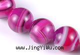 CAG139 14mm smooth round madagascar agate stone beads Wholesale