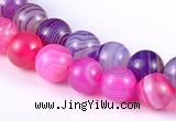 CAG142 9mm  smooth  round madagascar agate stone beads Wholesale