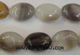 CAG2444 15.5 inches 13*18mm oval Chinese botswana agate beads