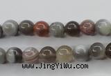 CAG3682 15.5 inches 8mm round botswana agate beads wholesale