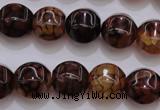 CAG4144 15.5 inches 14*14mm pumpkin dragon veins agate beads