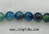 CAG423 15.5 inches 12mm round blue agate beads Wholesale