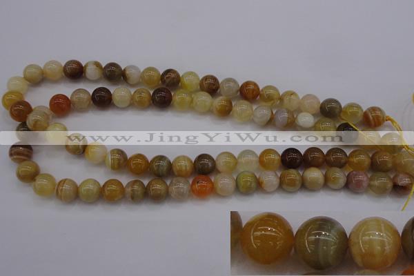 CAG4323 15.5 inches 10mm round botswana agate gemstone beads