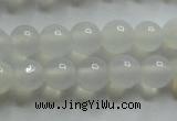 CAG4340 15.5 inches 4mm round white agate beads wholesale