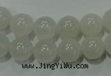 CAG4343 15.5 inches 10mm round white agate beads wholesale