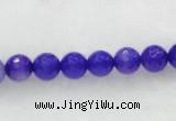 CAG438 5pcs 14mm&18mm faceted round violet agate beads wholesale
