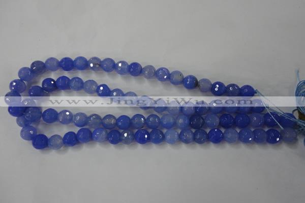 CAG4532 15.5 inches 10mm faceted round agate beads wholesale