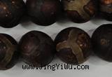 CAG4768 15 inches 16mm round tibetan agate beads wholesale