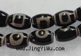 CAG5089 15.5 inches 8*12mm drum tibetan agate beads wholesale