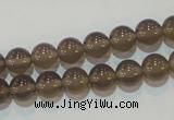 CAG5241 15.5 inches 8mm round Brazilian grey agate beads wholesale