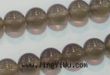 CAG5242 15.5 inches 10mm round Brazilian grey agate beads wholesale