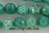 CAG5310 15.5 inches 6mm faceted round peafowl agate gemstone beads