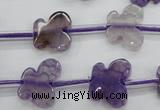 CAG5371 15.5 inches 13*15mm carved butterfly dragon veins agate beads