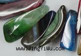 CAG5451 15.5 inches 10*18mm - 15*60mm freeform agate gemstone beads