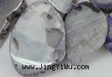CAG5472 15.5 inches 16*22mm - 40*45mm freeform agate gemstone beads