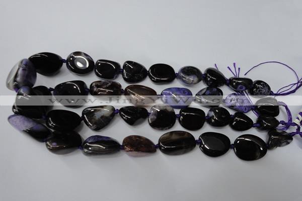 CAG5530 15.5 inches 14*18mm - 22*32mm nuggets agate gemstone beads