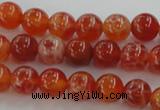 CAG5561 15.5 inches 6mm round natural fire agate beads wholesale