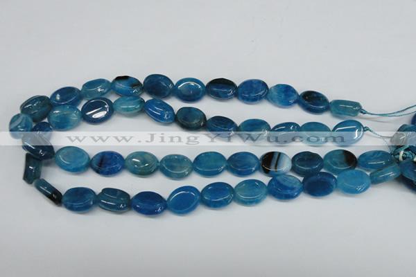 CAG5621 15 inches 13*16mm oval dragon veins agate beads wholesale