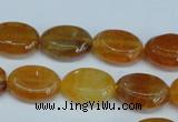 CAG5623 15 inches 13*16mm oval dragon veins agate beads wholesale