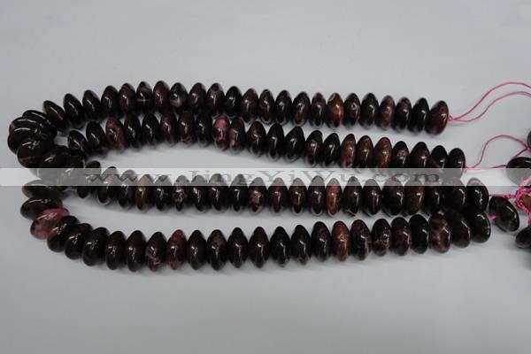 CAG5644 15 inches 8*16mm rondelle agate gemstone beads wholesale