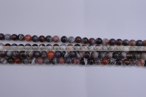 CAG5952 15.5 inches 8mm round botswana agate beads wholesale