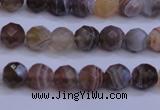 CAG5960 15.5 inches 6mm faceted round botswana agate beads wholesale
