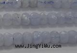 CAG5992 15.5 inches 3*5mm faceted rondelle blue lace agate beads